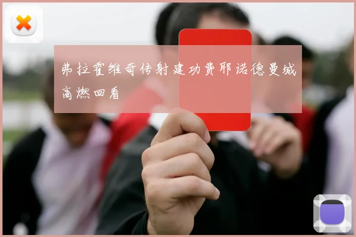 弗拉霍维奇传射建功费耶诺德曼城高燃回看